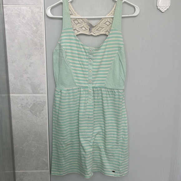 Mint striped O’Neill dress - Picture 1 of 5